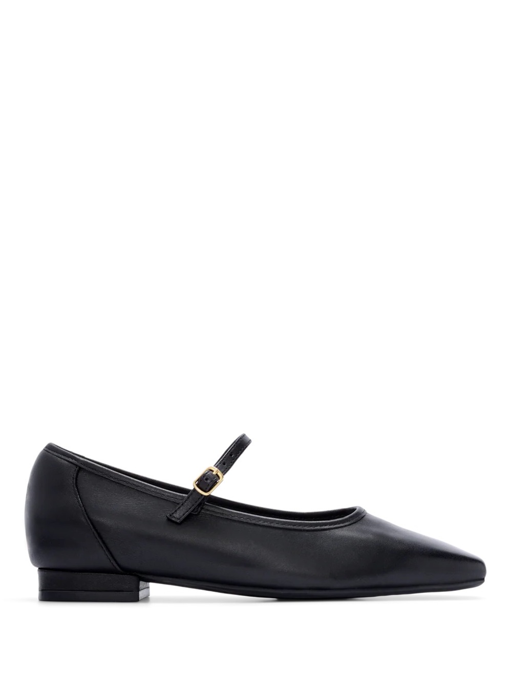 Bared footwear surfbird Maryjane flats size 37 black leather worn once